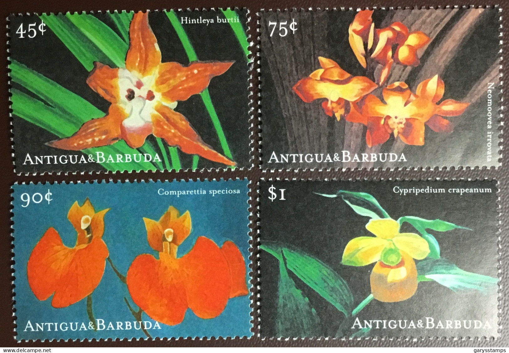 Antigua 2001 Orchids Flowers MNH - Orchideeën