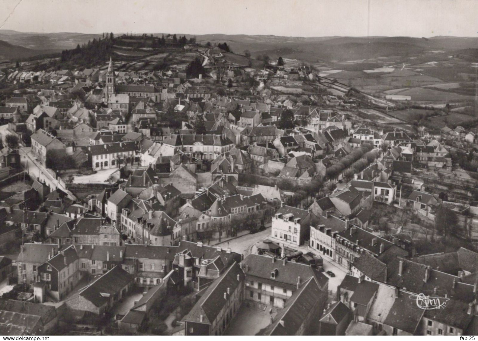 CHATEAU CHINON VUE GENERALE AERIENNE - Chateau Chinon