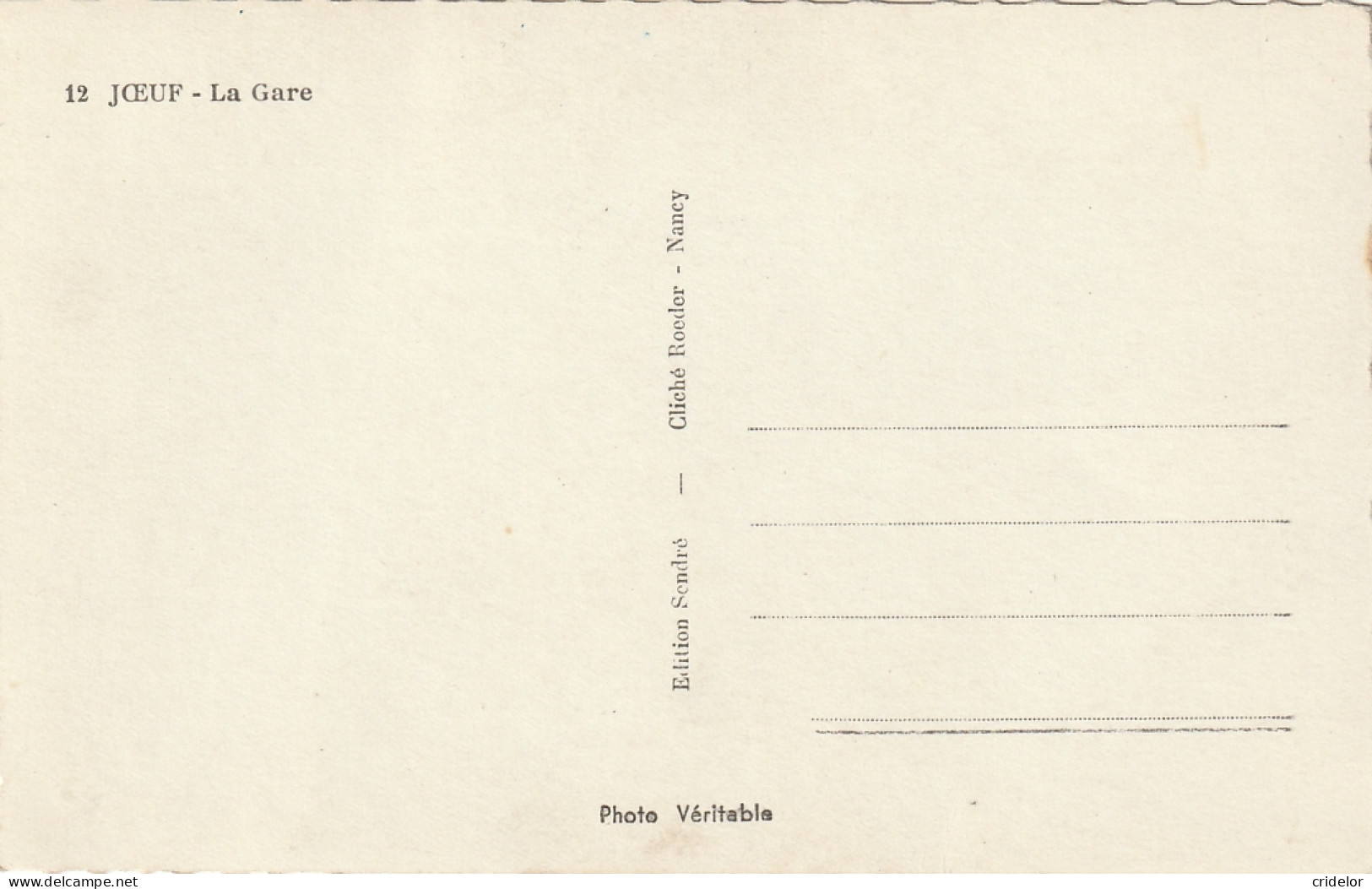 THEMES - TRANSPORTS - CHEMINS DE FER - SNCF - 54 JOEUF LA GARE - PONT SUR VOIES - Stations Without Trains