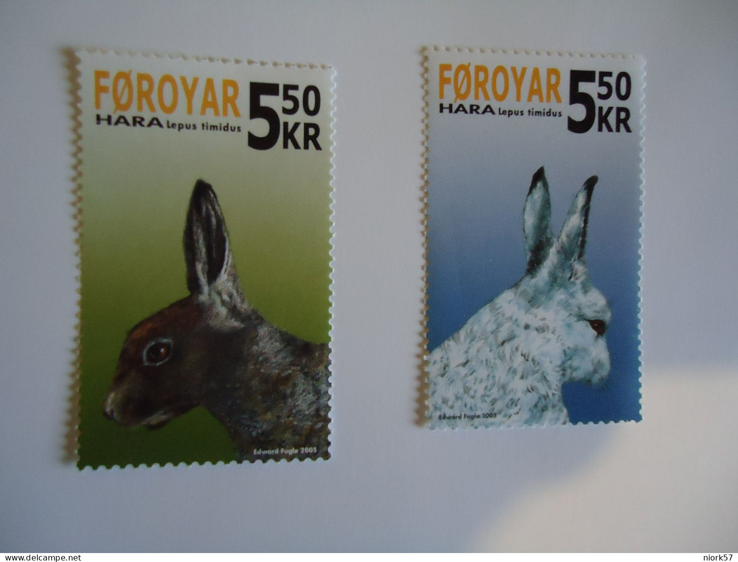 FAROE  MNH  STAMPS    2 HARE 2005 - Sonstige & Ohne Zuordnung