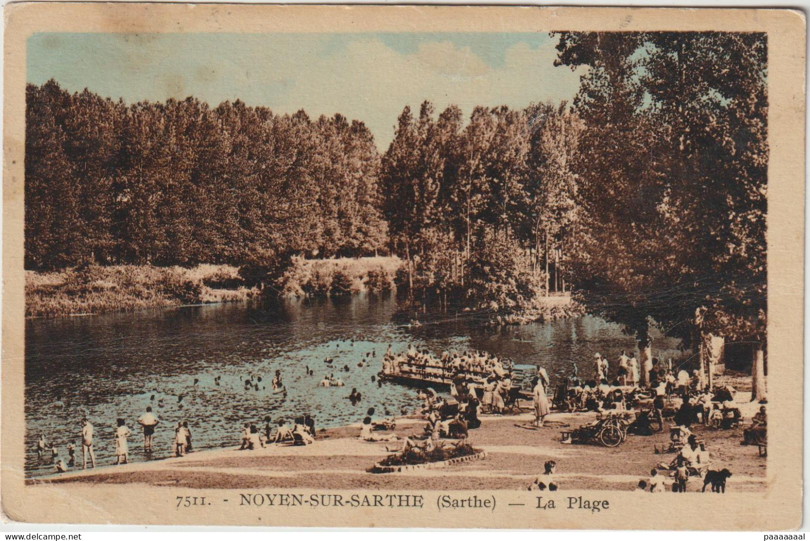 NOYEN SUR SARTHE  LA PLAGE - Autres & Non Classés