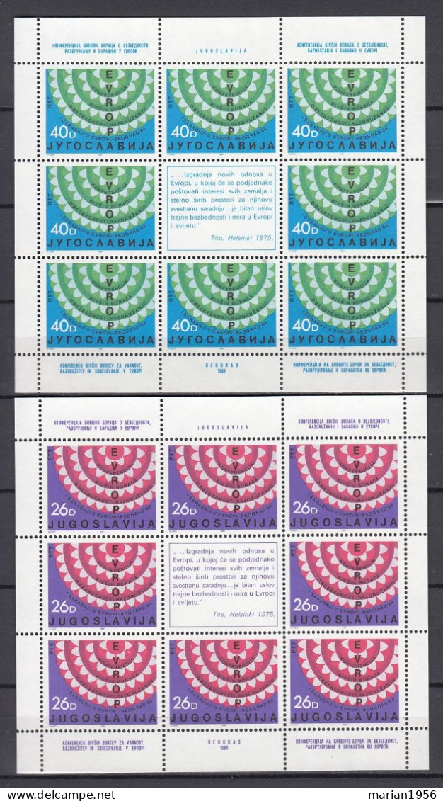 Yougoslavie - EUROPA CEPT 1984 - MNH - 1984