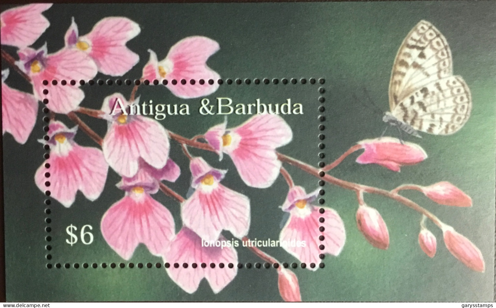 Antigua 2002 Flowers Minisheet MNH - Sonstige & Ohne Zuordnung