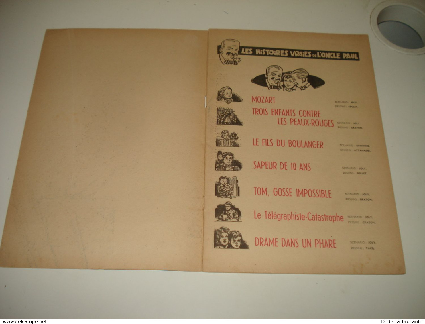 C54 / Oncle Paul " Trois Enfants Contre Les Indiens  " EO De 1953 - Andere & Zonder Classificatie