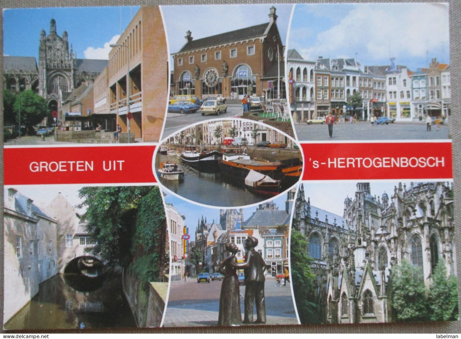 HOLLAND NETHERLAND DORDRECHT MULTI VIEW POSTCARD CARTOLINA ANSICHTSKARTE CARTE POSTALE POSTKARTE CARD KARTE - Dordrecht