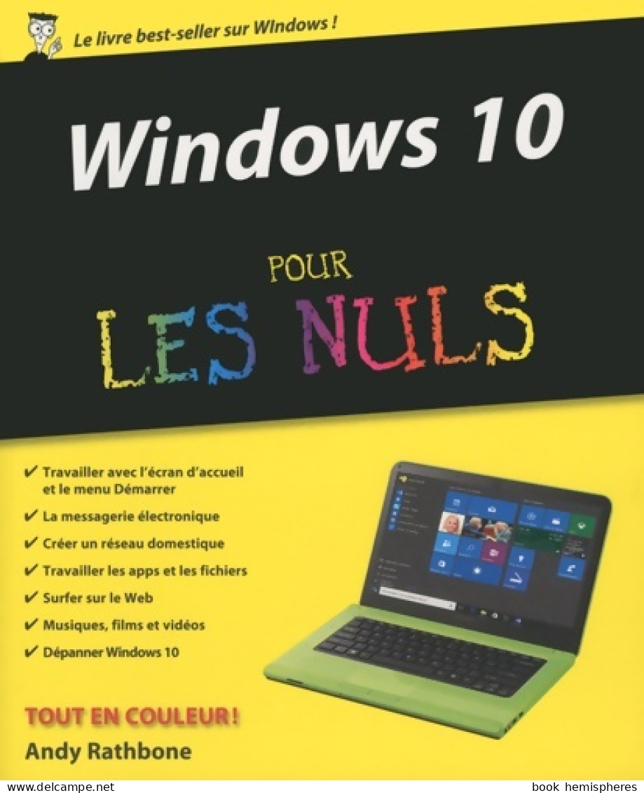 Windows 10 Pour Les Nuls (2015) De Andy Rathbone - Informatik