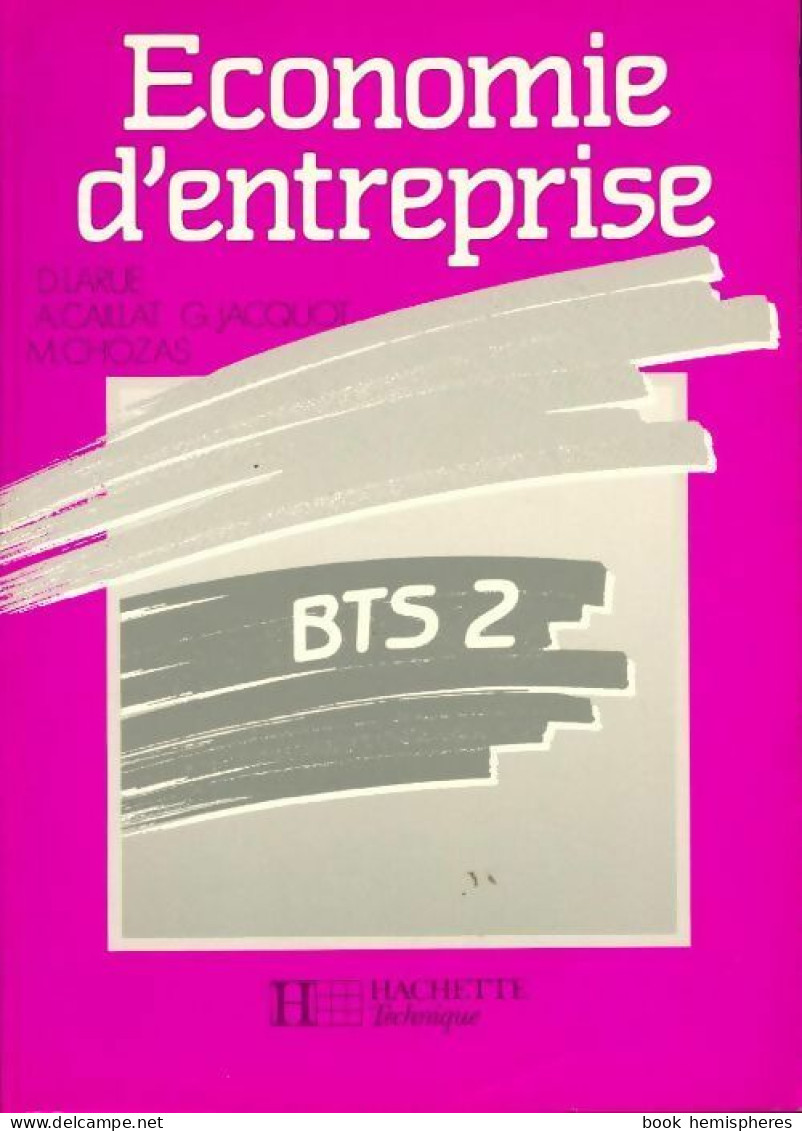 Économie D'entreprise BTS 2 (1989) De Collectif - 18 Anni E Più