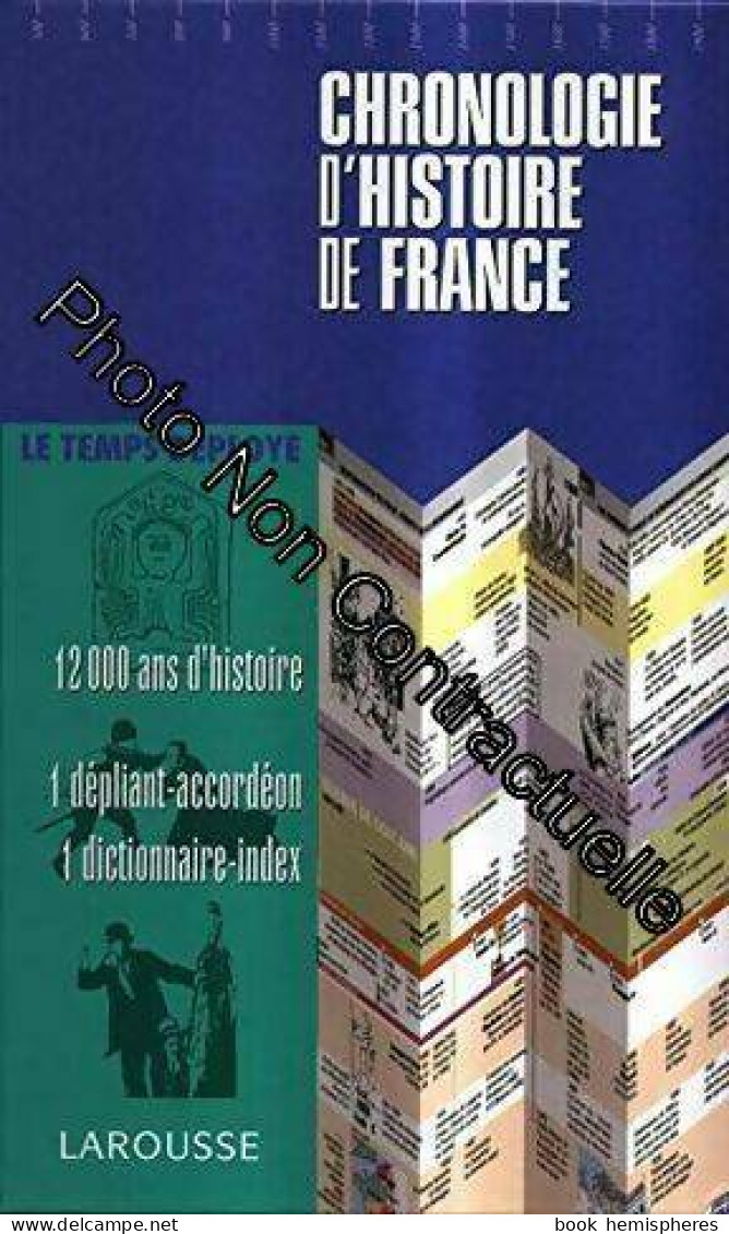 Chronologie Histoire De France (1997) De Collectif - Geschiedenis