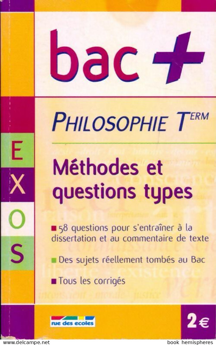 Philosophie Terminale (2006) De Collectif - 12-18 Años