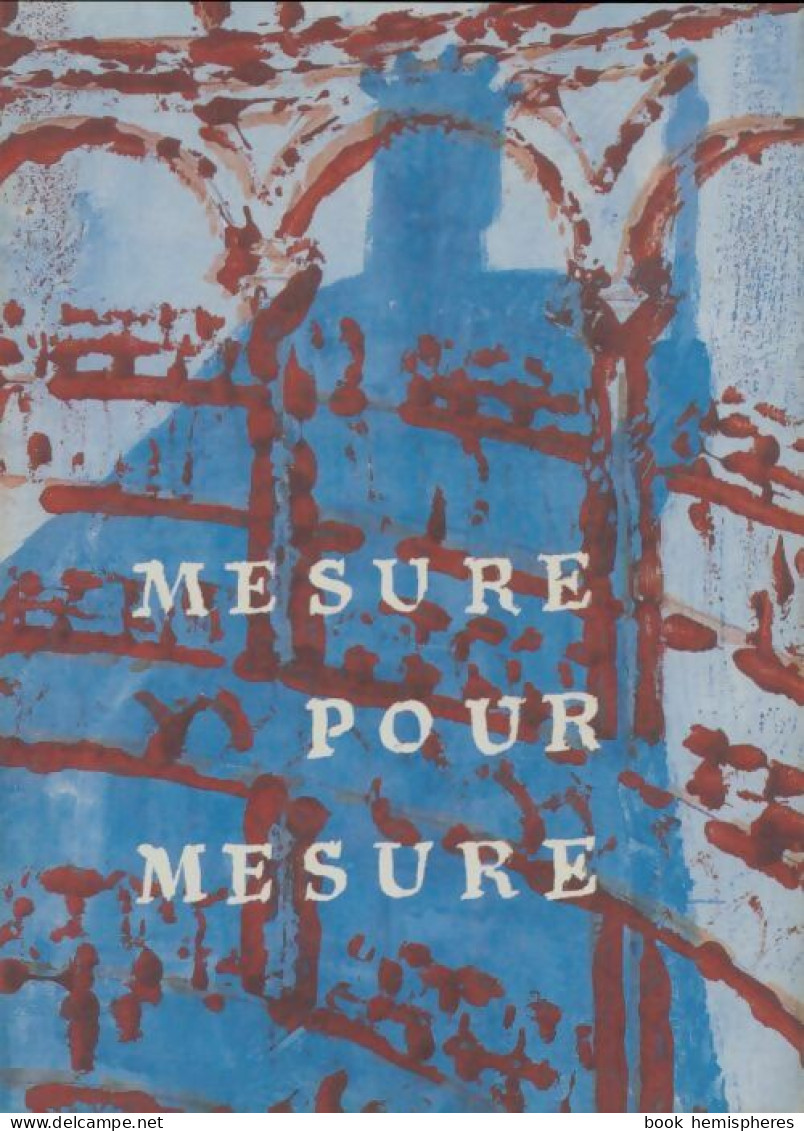 Mesure Pour Mesure (1978) De William Shakespeare - Autres & Non Classés