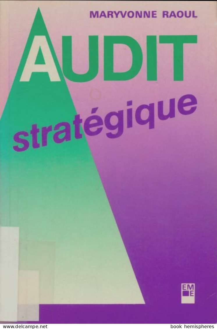 Audit Stratégique (1989) De Maryvonne Raoul - Economie