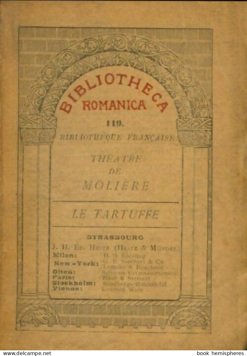 Le Tartuffe (0) De Molière - Andere & Zonder Classificatie