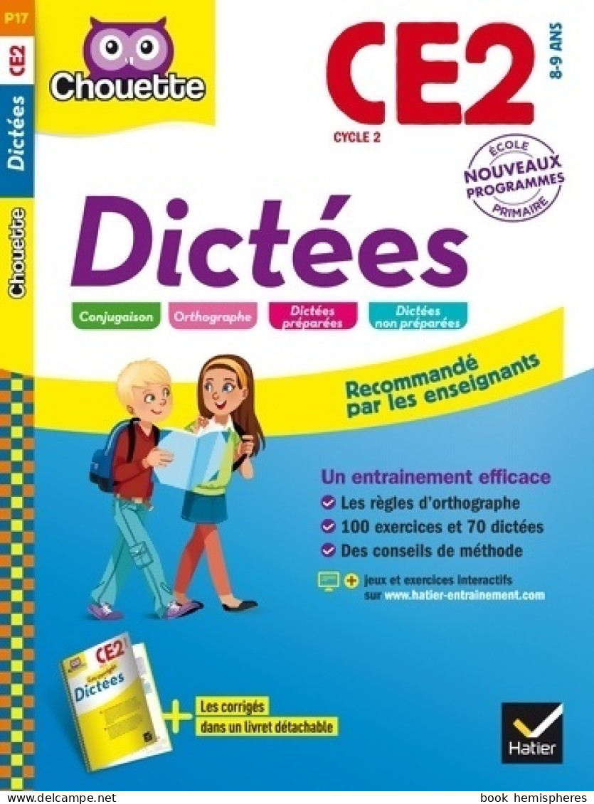 Dictées CE2 (2016) De Sophie Valle - 6-12 Ans