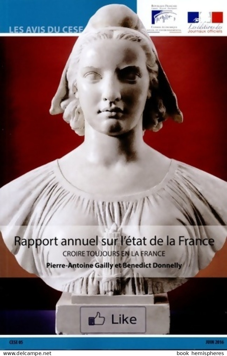 Rapport Annuel Sur L'état De La France En 2016 (2016) De  Conseil Économique - Economie