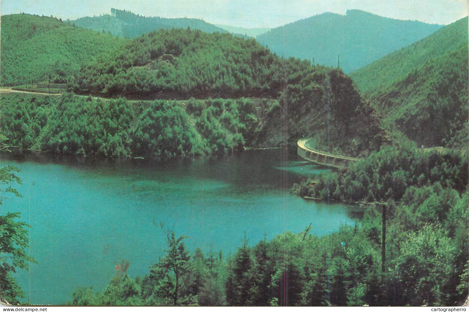 Postcard Romania Baraj Negovanu Lac De Acumulare - Rumänien