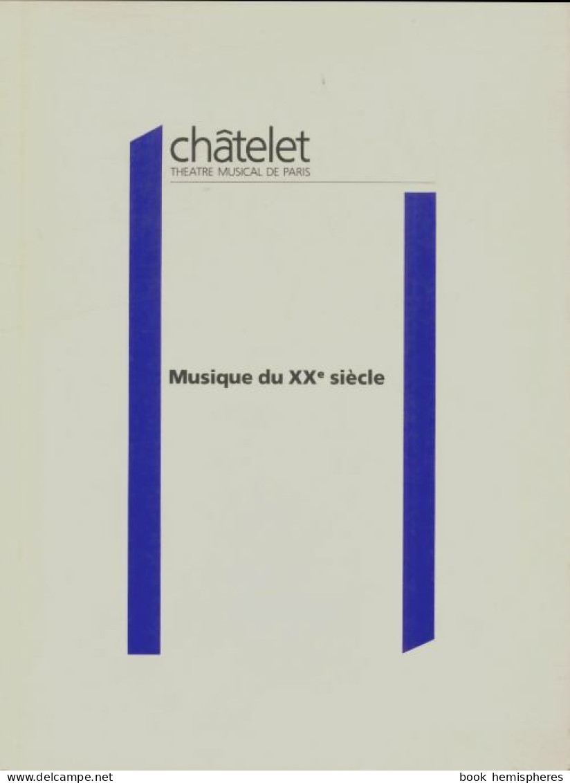 Musique Du Xxe Siècle (1989) De Collectif - Música