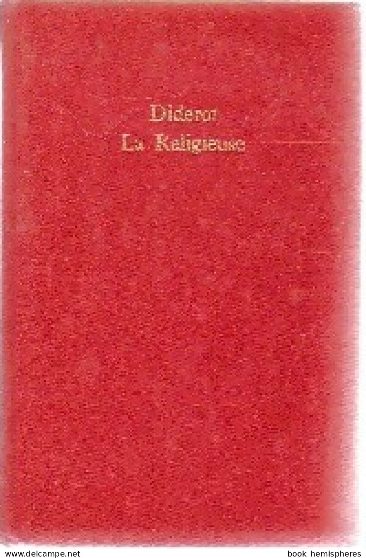 La Religieuse (1966) De Denis Diderot - Auteurs Classiques