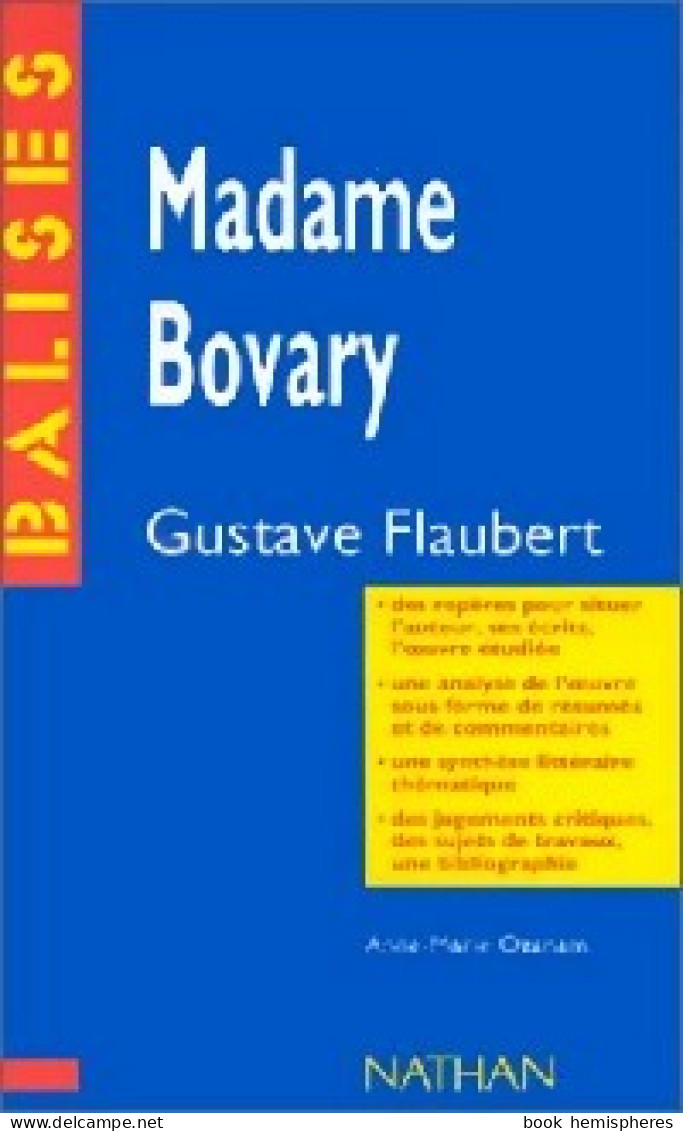 Madame Bovary (1989) De Gustave Flaubert - Classic Authors