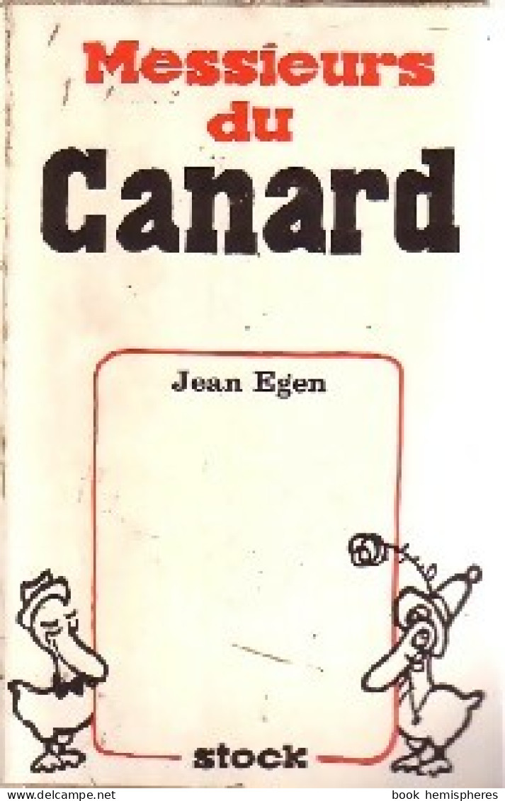 Messieurs Du Canard (1973) De Jean Egen - Cinéma/Télévision