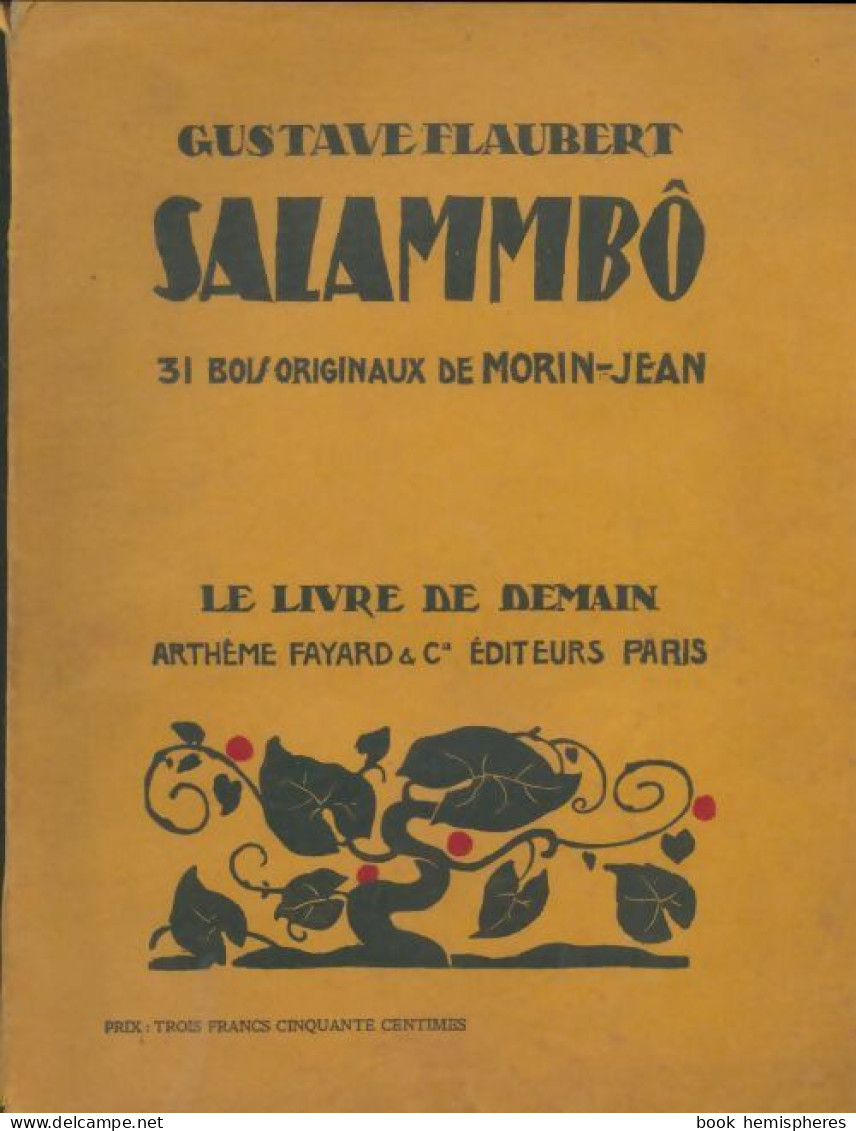 Salammbô (1931) De Gustave Flaubert - Klassieke Auteurs