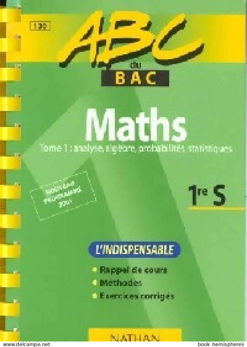 Math Premières S Tome I (2001) De Jean-Pierre Roudneff - Zonder Classificatie