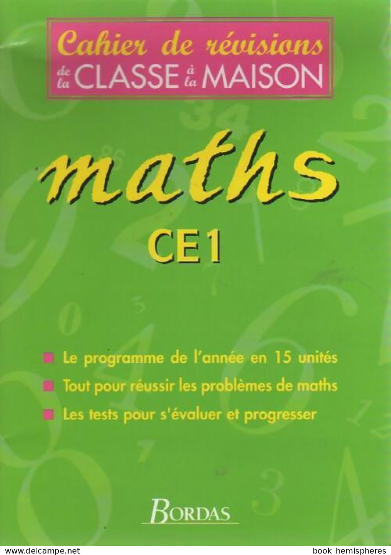 Maths CE1 (1994) De Marcel Guyonnet - 6-12 Jaar