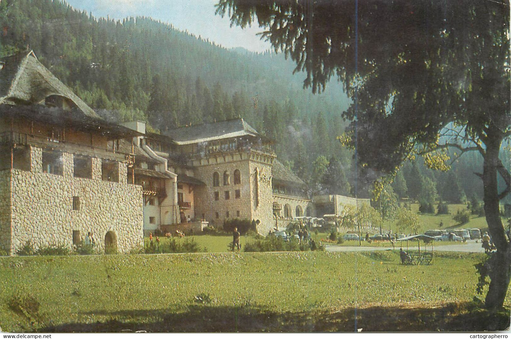 Postcard Romania Poiana Brasov Hotel Sport - Rumänien