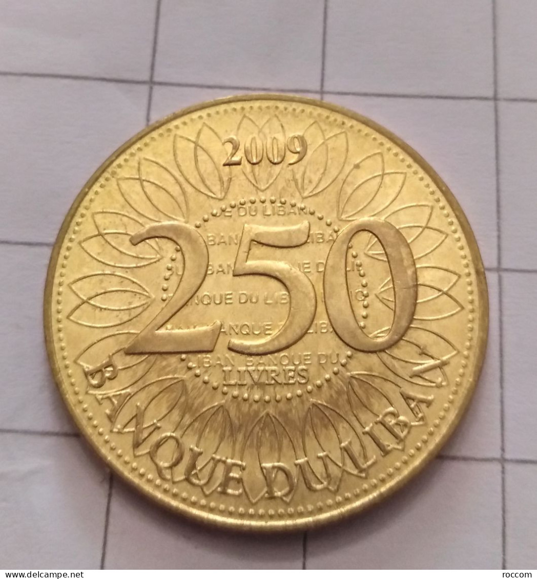 250 Livres Moneta Libanese 2009 - Lebanon