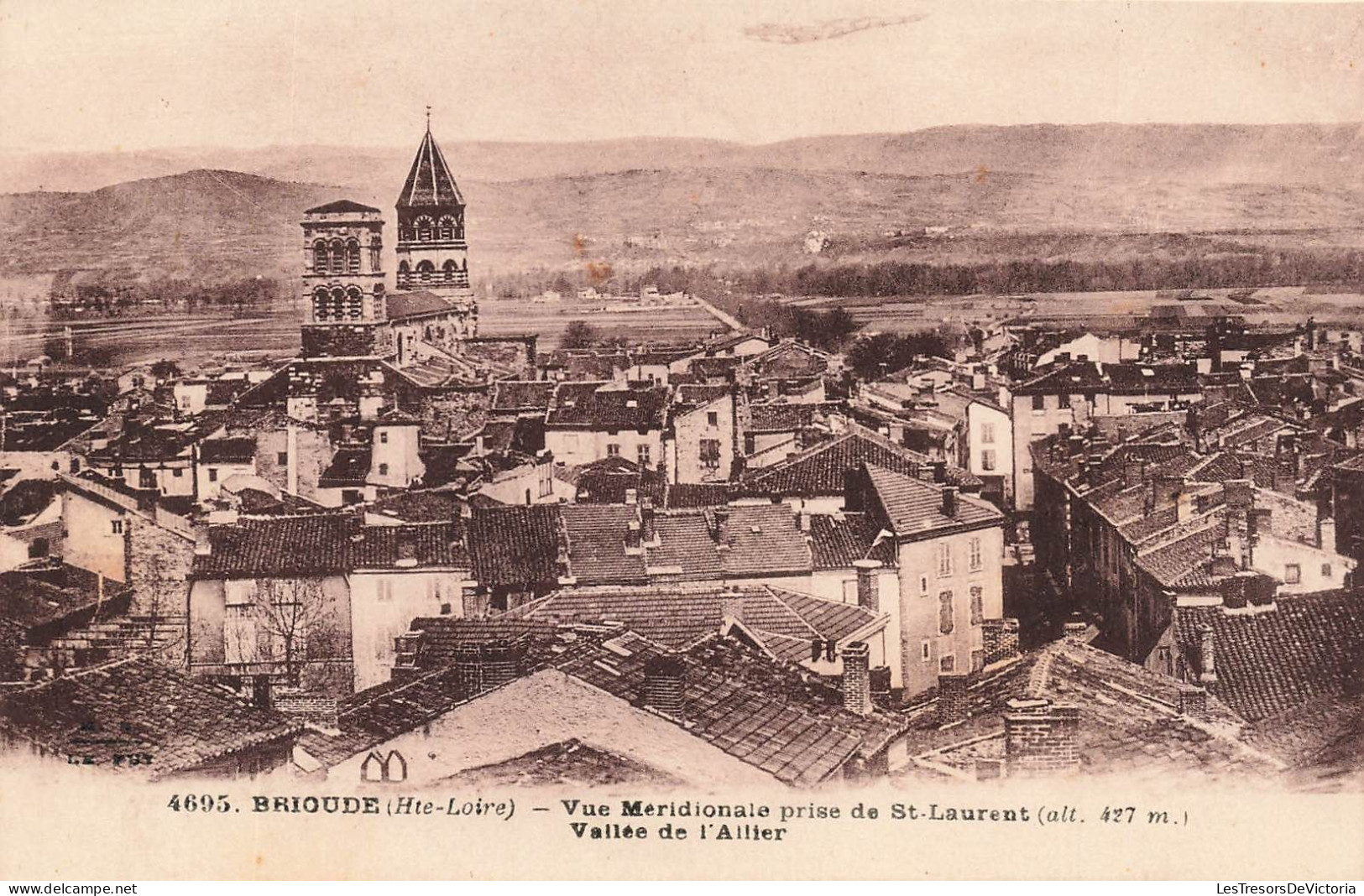 FRANCE - Brioude - Vue Méridionale Prise De Saint Laurent - Vallée De L'Allier - Carte Postale Ancienne - Brioude