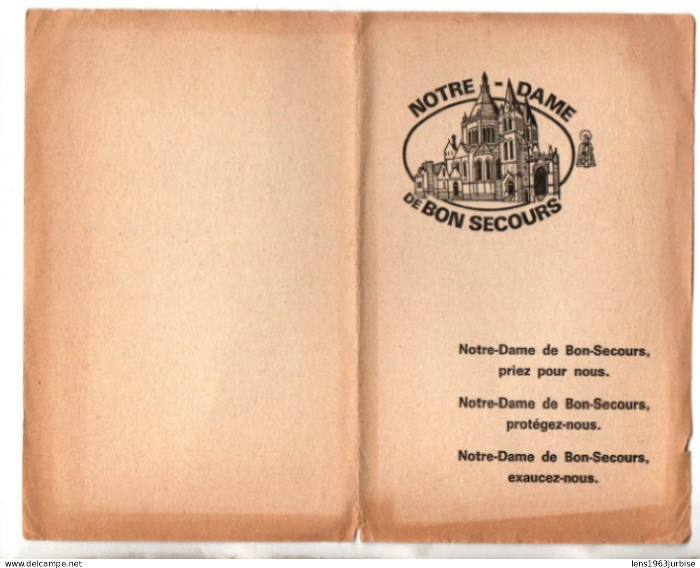 Bonsecours  , Document - Devotieprenten