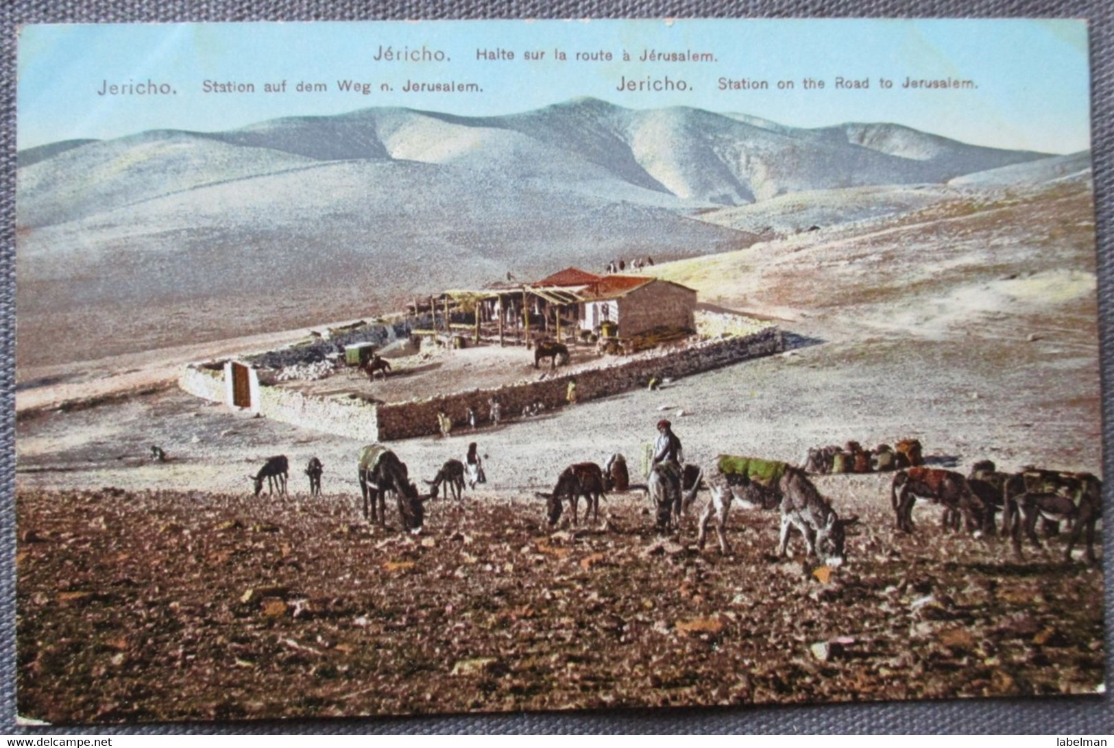 ISRAEL PALESTINE HOTEL KHAN BON SAMARITAN JERICHO JORDAN PC CP AK POSTCARD PICTURE PHOTO CARTE POSTALE ANSICHTSKARTE CAR - Israel