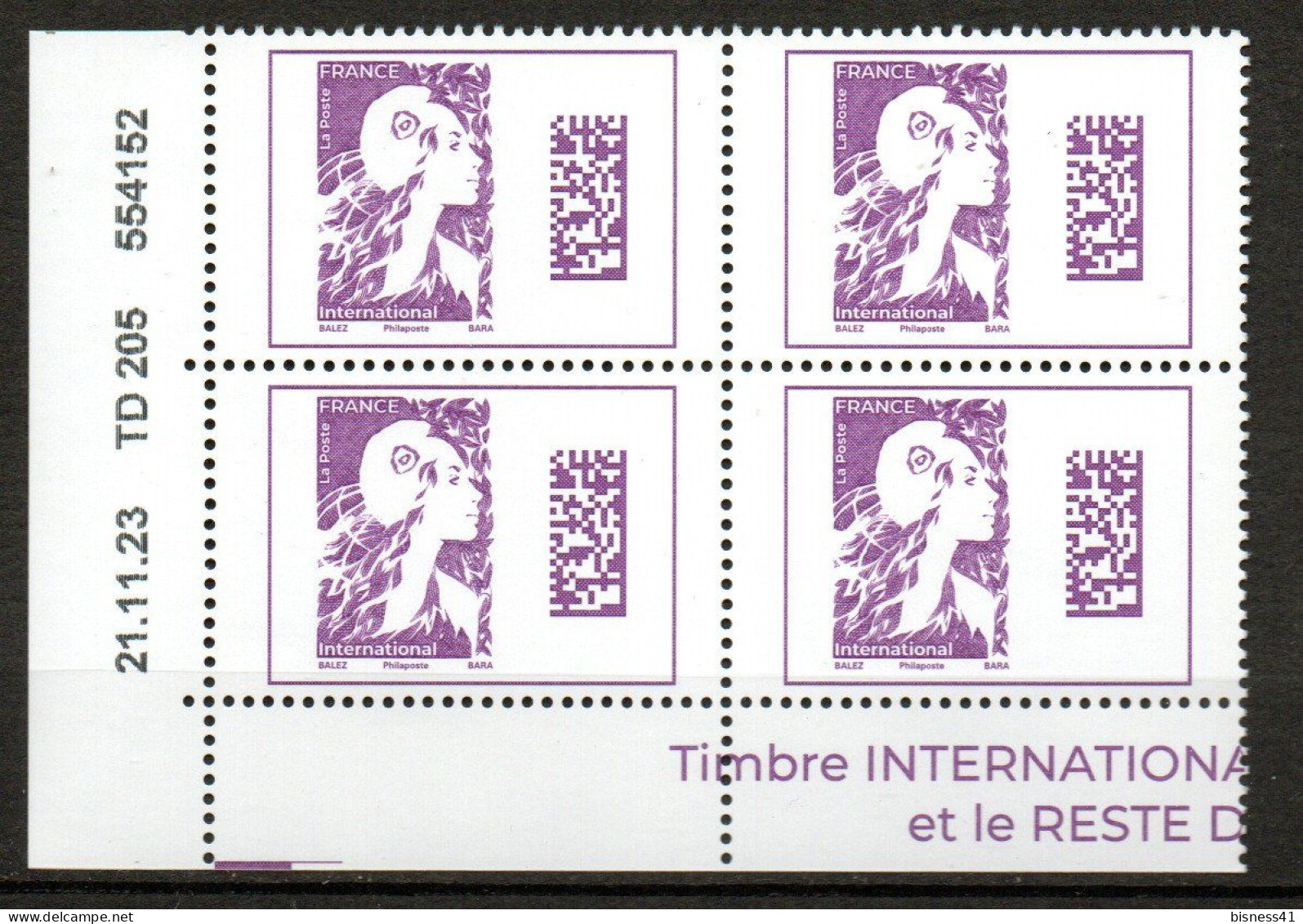 France Coin Daté  21 11 23 Marianne International  N° >>> Neuf XX MNH - 2020-…
