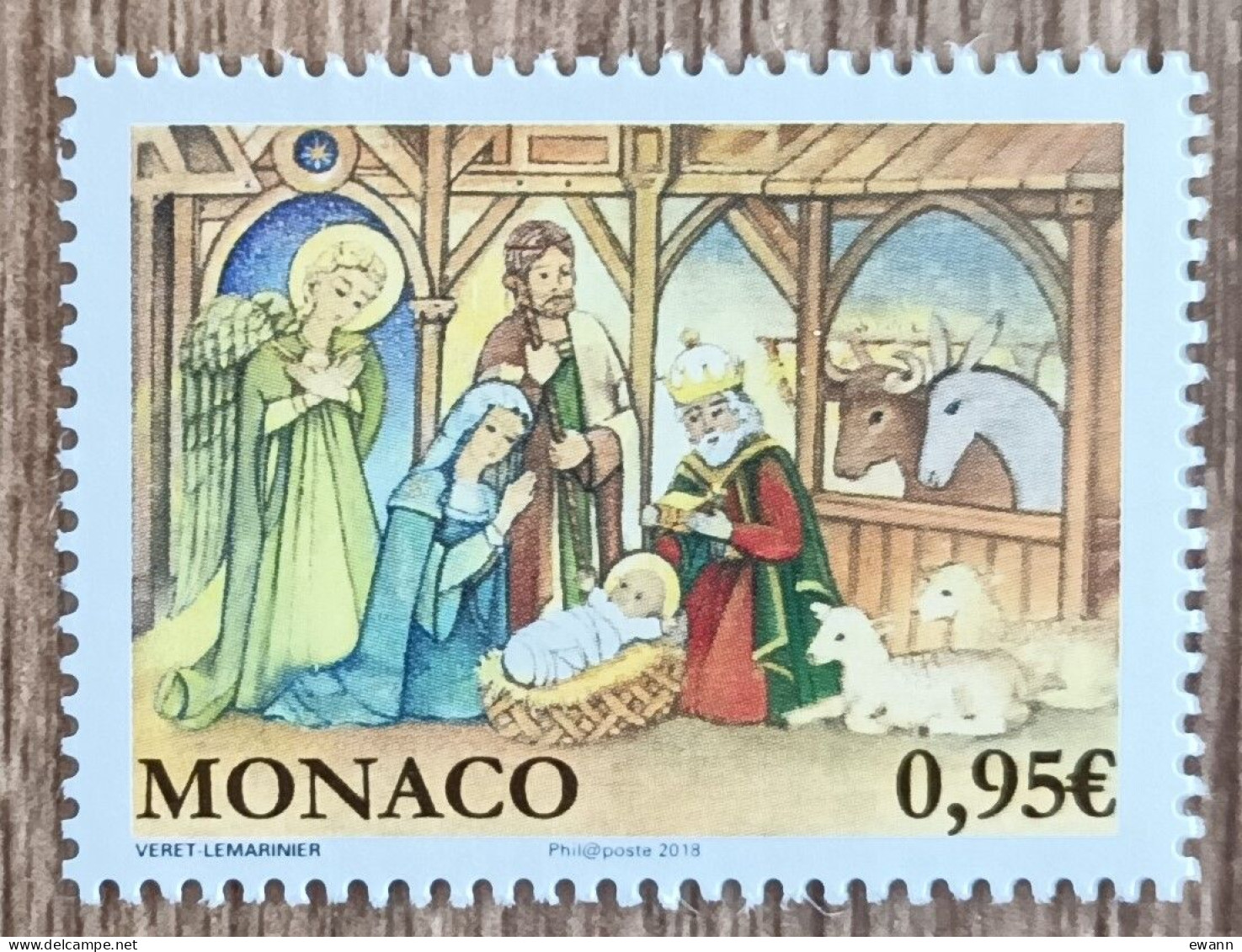 Monaco - YT N°3163 - Noël - 2018 - Neuf - Unused Stamps