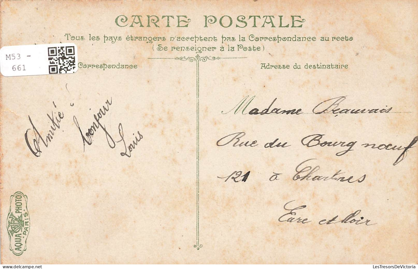 FRANCE - Brest - Vue Sur L'entrée Du Château Caserne D'Estrée - Animé - Vue Générale - Carte Postale Ancienne - Brest