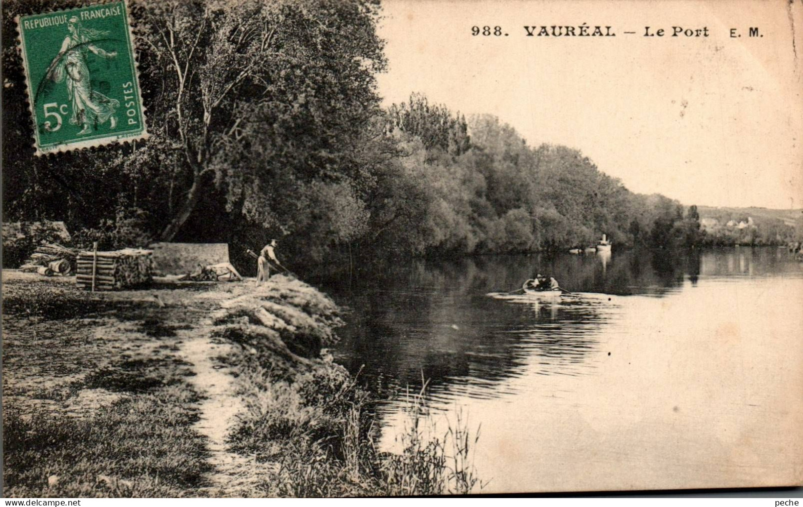 N°98 W -cpa Vauréal -le Port- - Vauréal