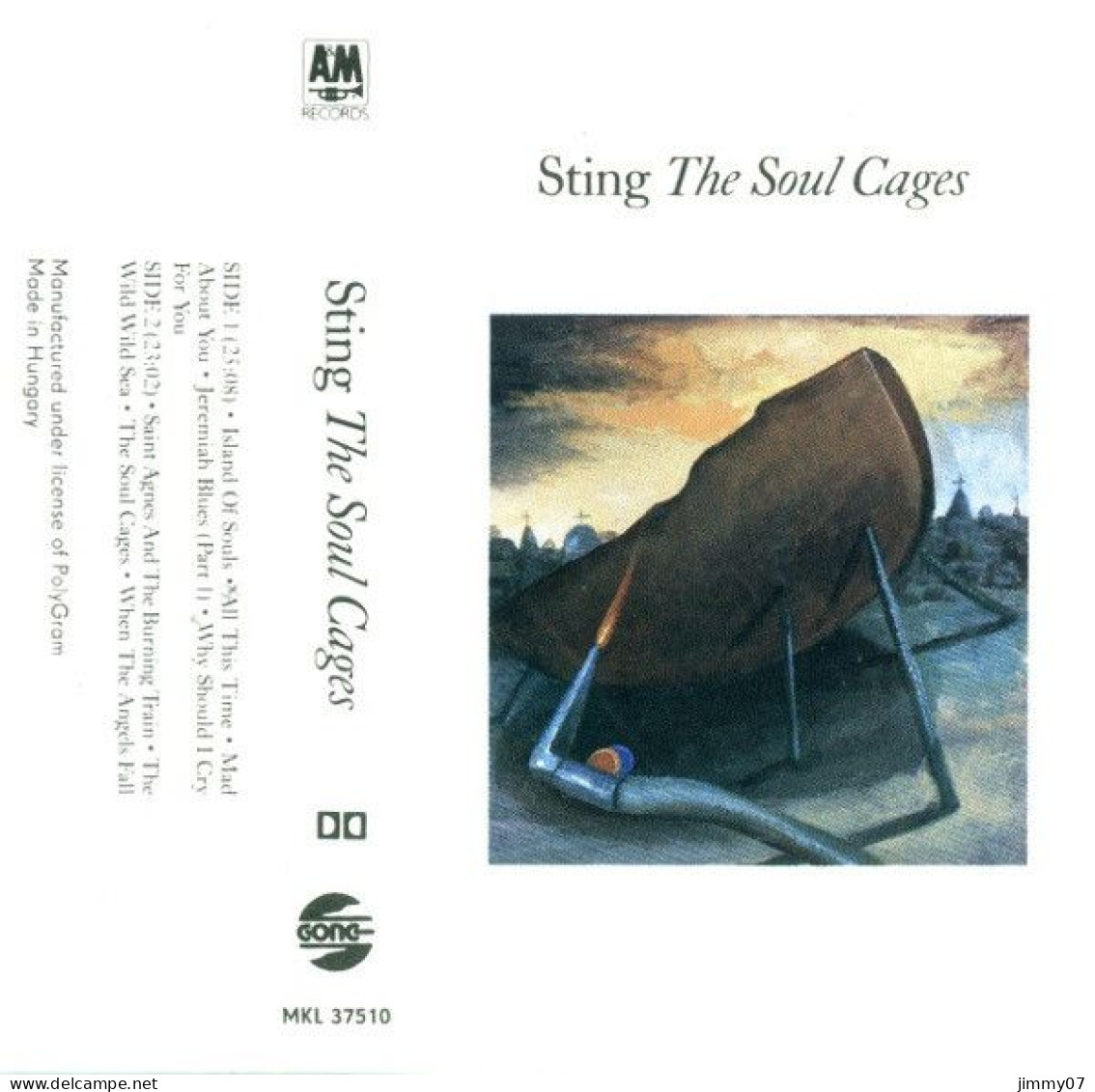 Sting - The Soul Cages (Cass, Album) - Audio Tapes