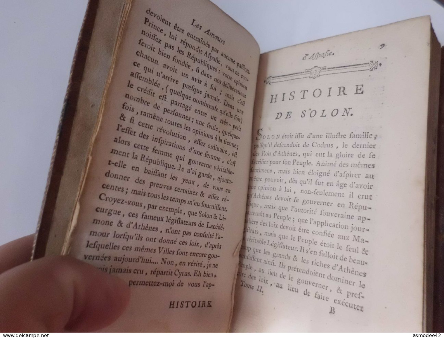 CHOIX DE PETITS ROMANS PAR LE MARQUIS DE PAULMY D ARGENSON 1789  LONDRES  LIVRE ANCIEN XVIIIème  DIM 13 X 7,5cm