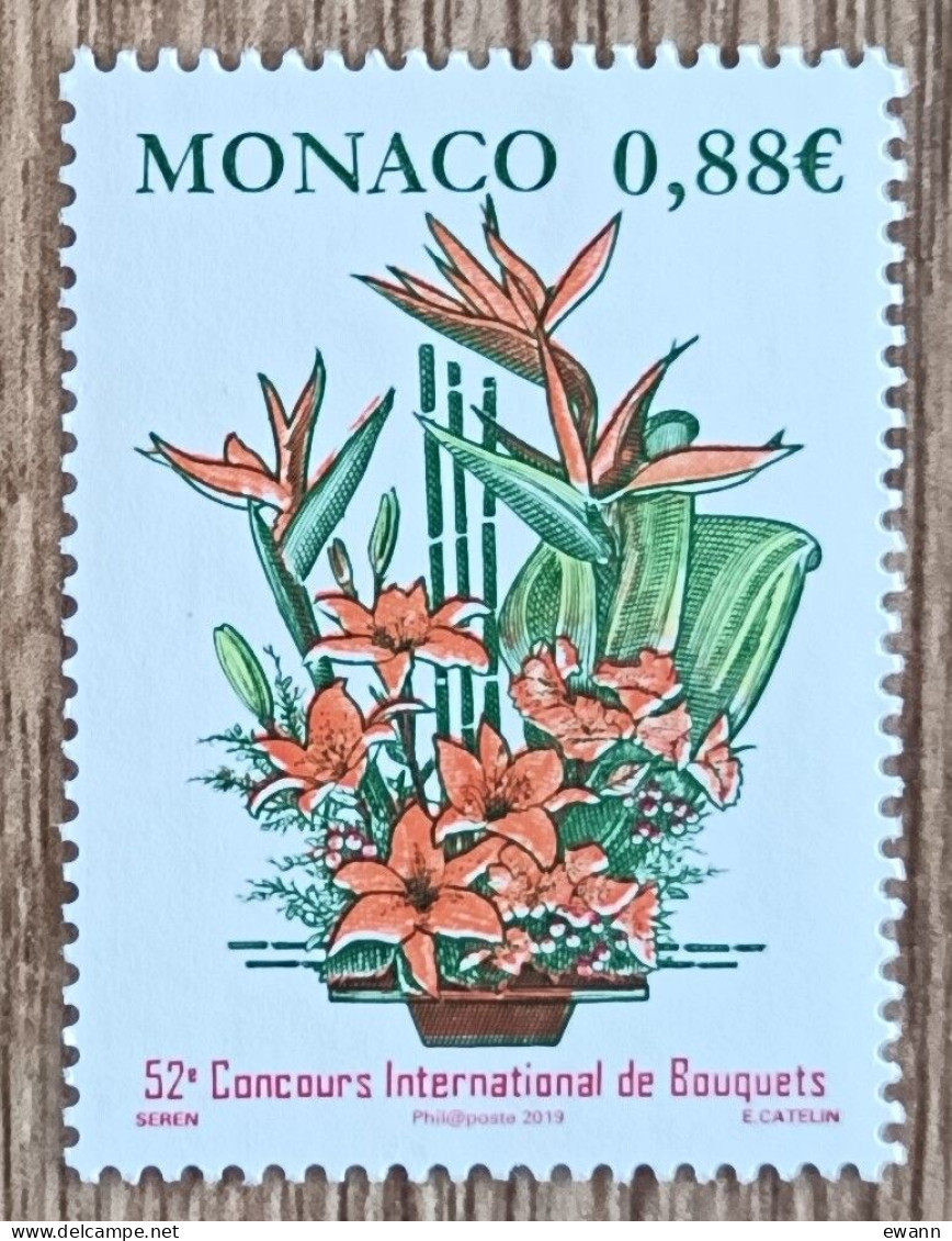 Monaco - YT N°3174 - 52e Concours International De Bouquets - 2019 - Neuf - Unused Stamps