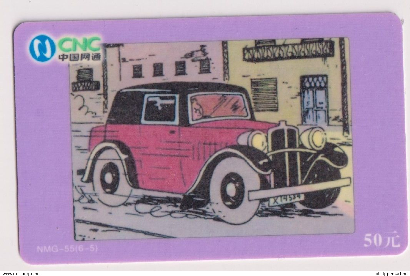 Télécarte CNC - Tintin - BD