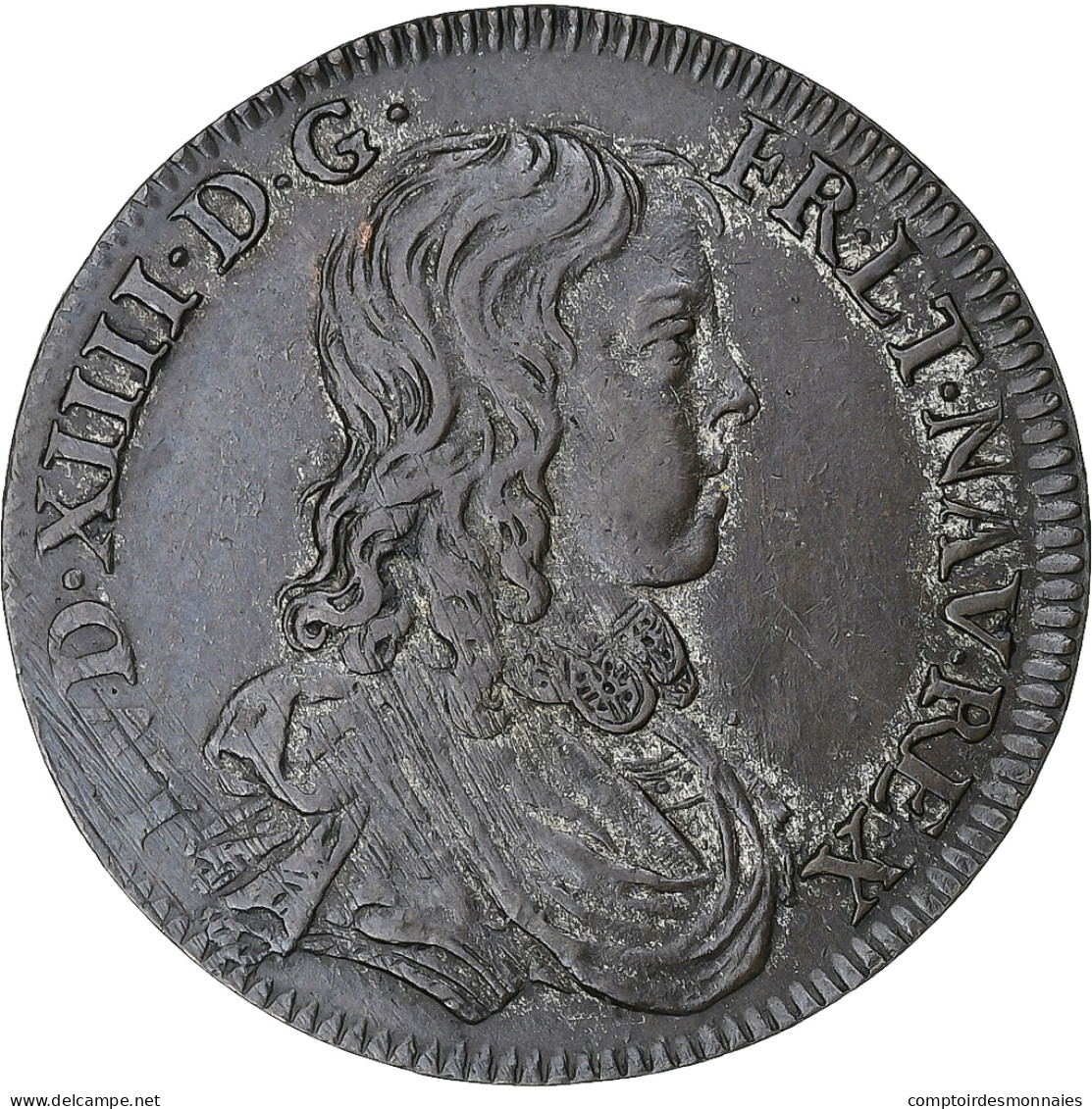 France, Jeton, Louis XIV, Philippe D'Orléans, Cuivre, TTB+ - Altri & Non Classificati