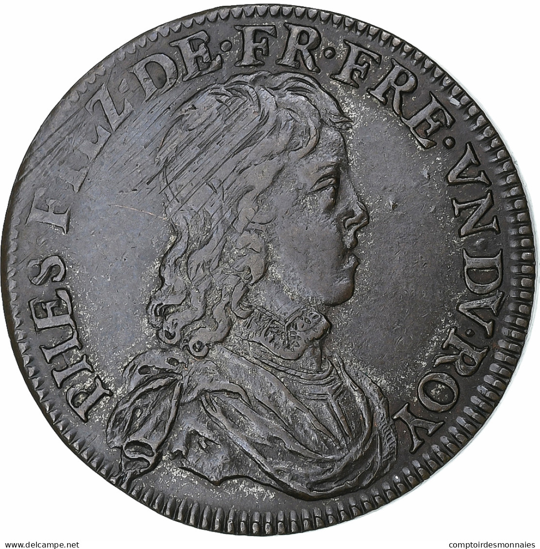 France, Jeton, Louis XIV, Philippe D'Orléans, Cuivre, TTB+ - Autres & Non Classés