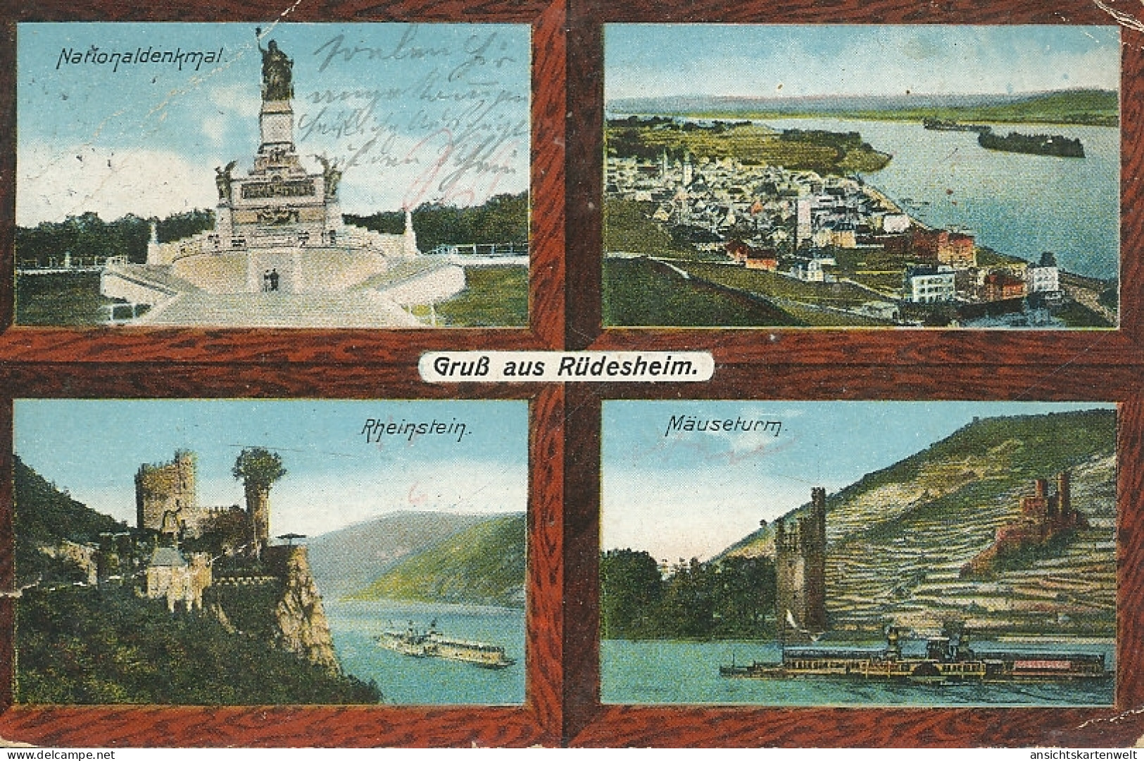 Rüdesheim A.R. Teilansichten Gl1914 #130.301 - Otros & Sin Clasificación