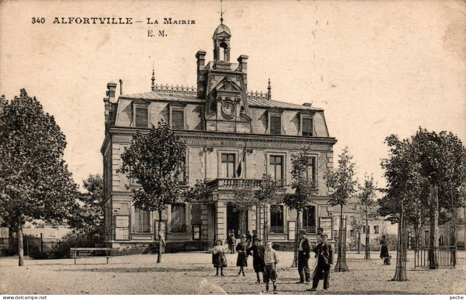 N°100 W -cpa Alfortville -la Mairie- - Alfortville