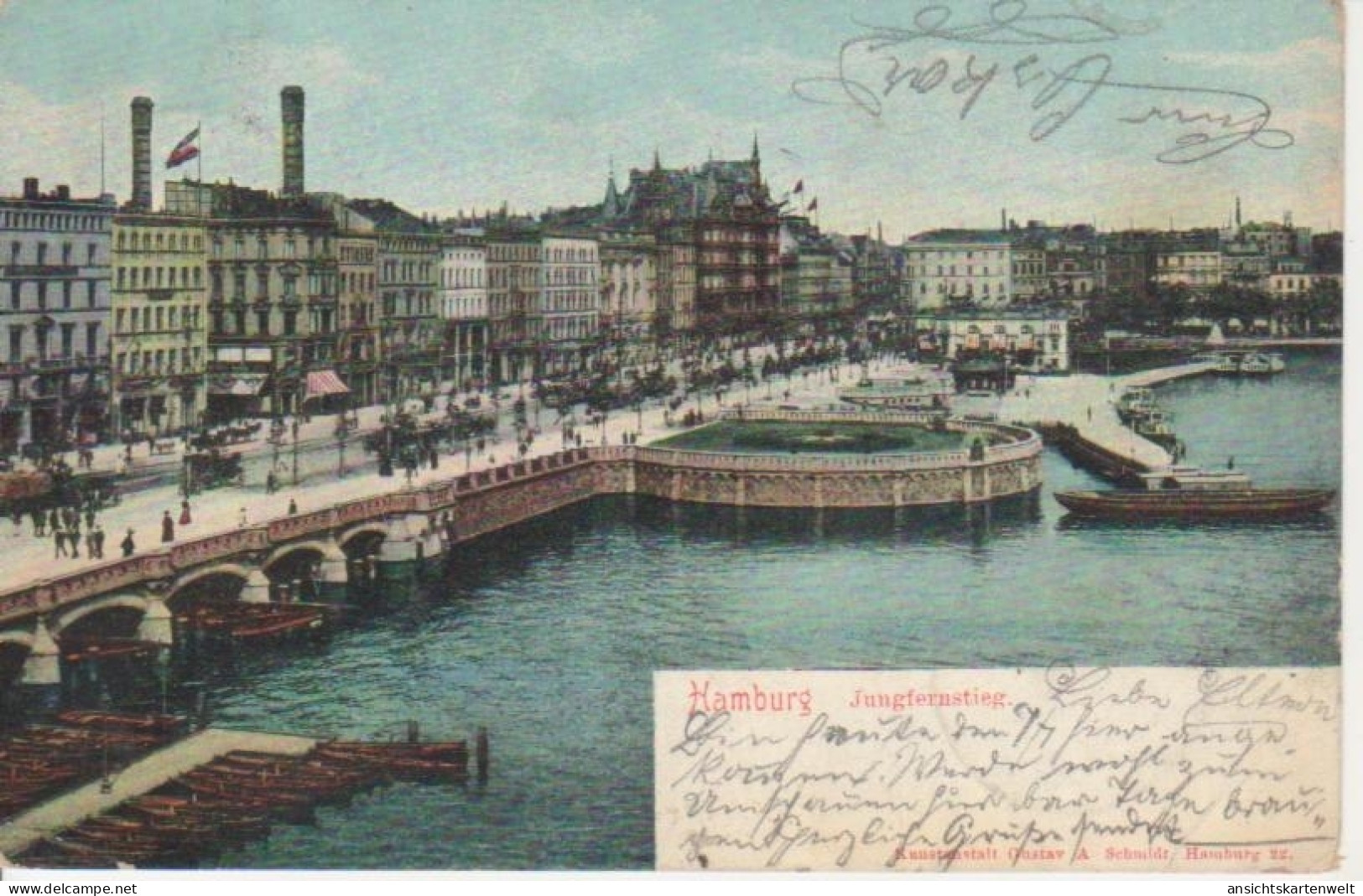 Hamburg Jungfernstieg Gl1905 #98.197 - Altri & Non Classificati