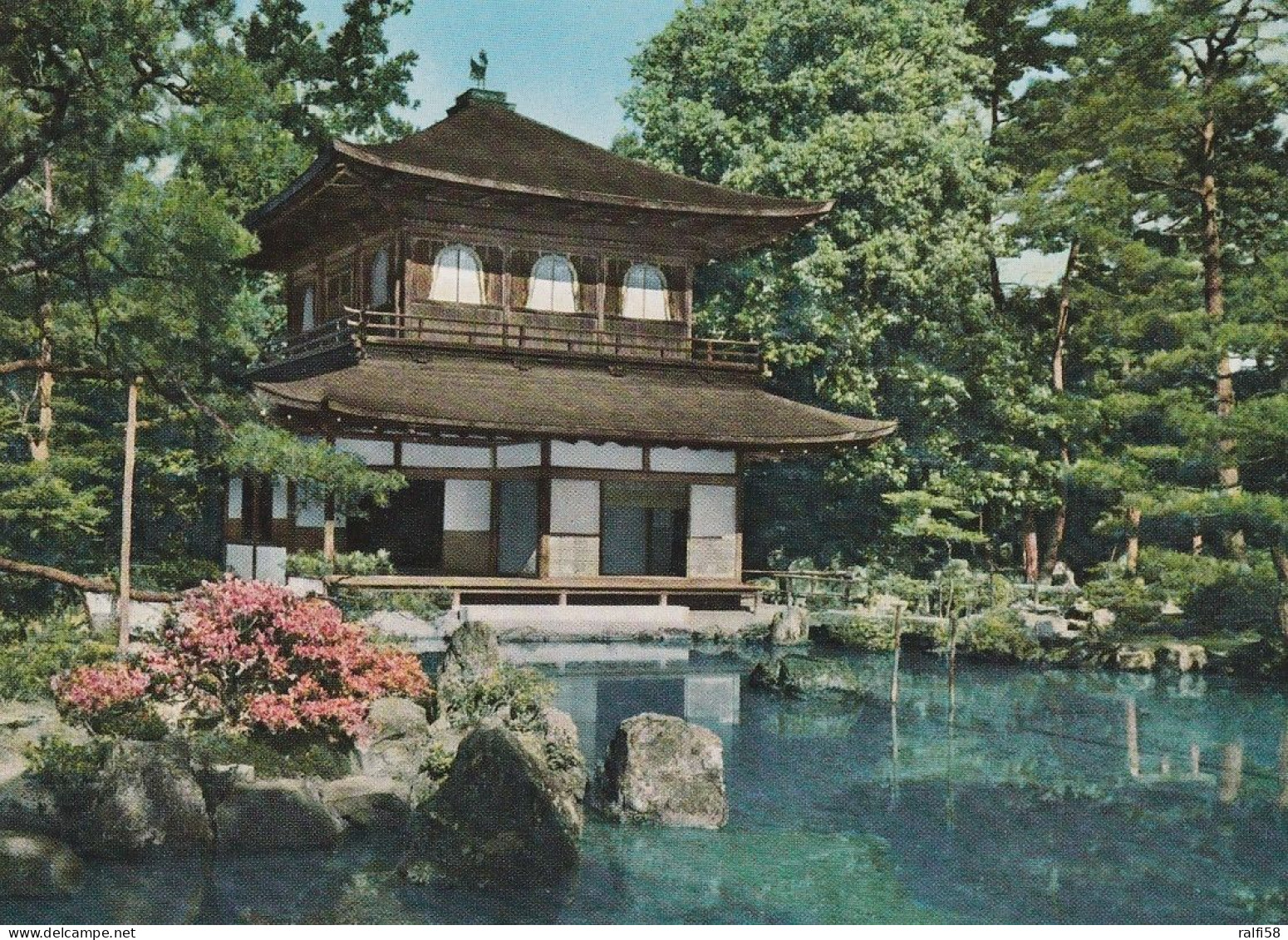 1 AK Japan * Ginkaku (Tempel Des Silbernen Pavillons) In Der Stadt Kyōto Erbaut 1482 - Seit 1994 UNESCO Weltkulturerbe - Kyoto