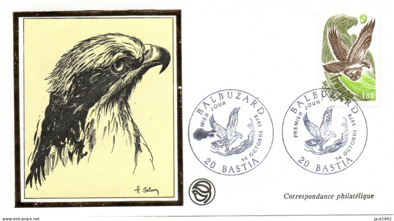 1984 - Série Yvert N° 2337/2340 Sur 4 Enveloppes FDC + N°2018 Sur 1 Enveloppe - Thémathique Oiseaux - 1980-1989