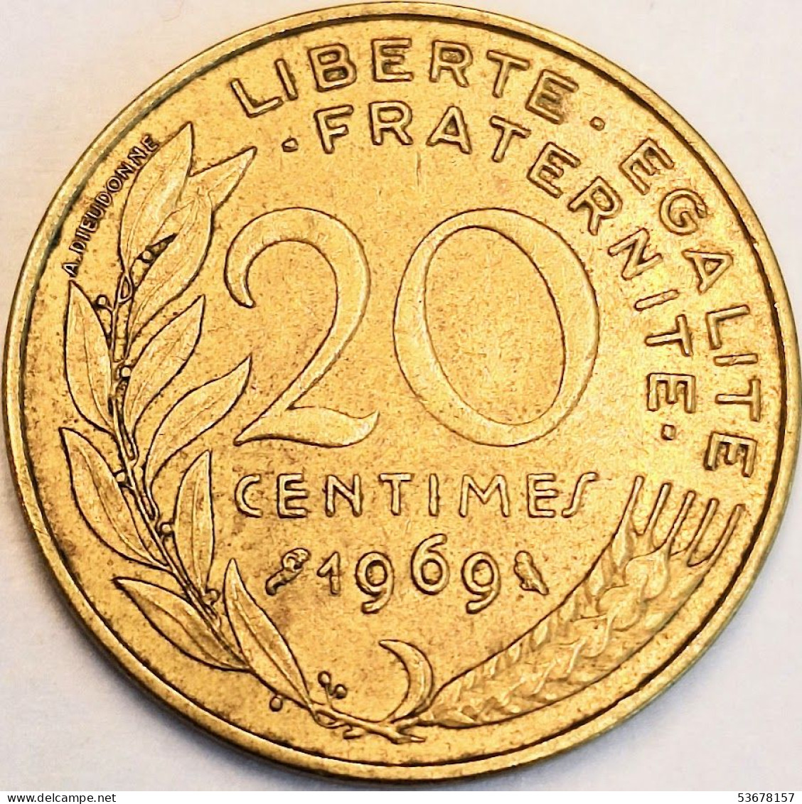 France - 20 Centimes 1969, KM# 930 (#4255) - 20 Centimes