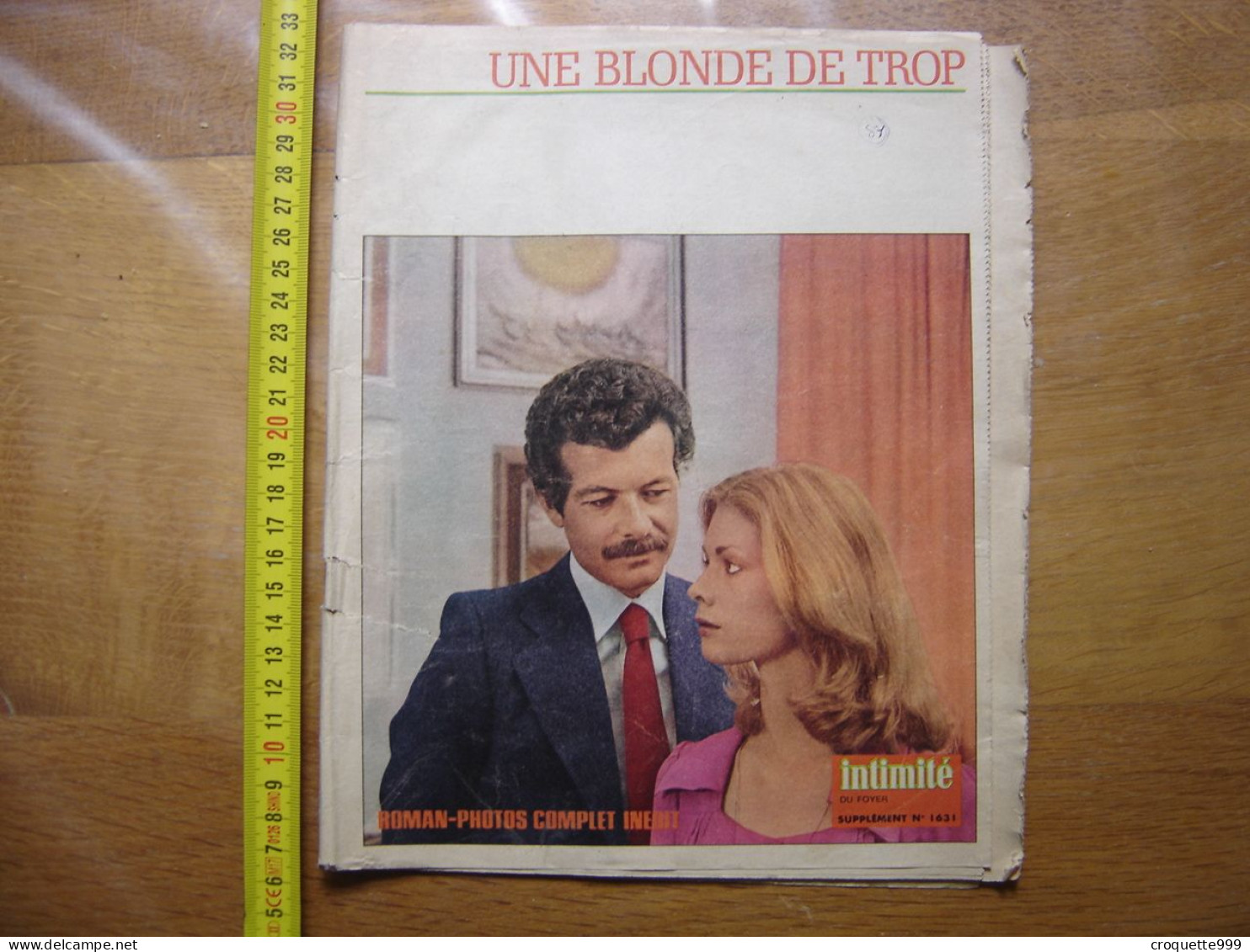 ROMAN PHOTO Supplement De Intimite Du Foyer 1631 UNE BLONDE DE TROP - Fernsehen