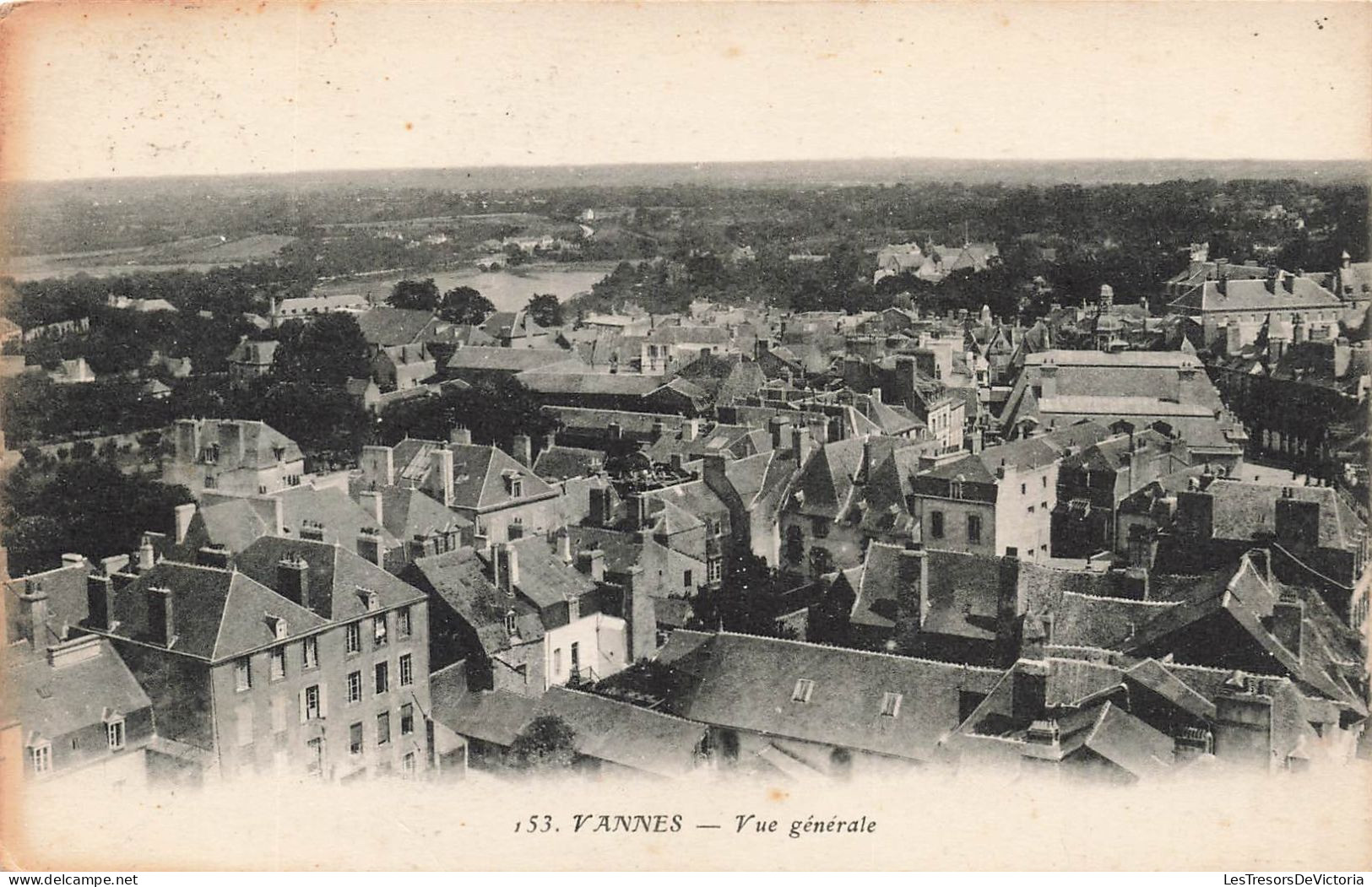 FRANCE - Vannes - Vue Générale - Vue Sur La Ville - Maisons - Carte Postale Ancienne - Vannes