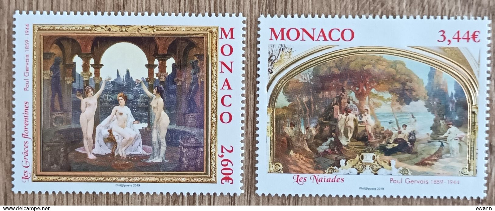 Monaco - YT N°3178, 3179 - Le Nu Dans L'art / Paul Gervais - 2019 - Neuf - Ongebruikt